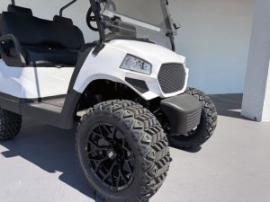 White Contender Flex 2+2 Lithium Golf Cart 04